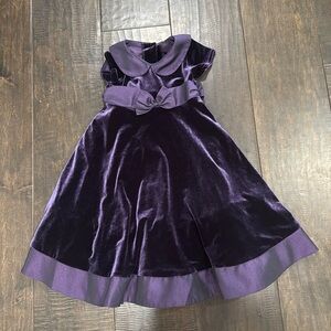 Purple Velvet dress
